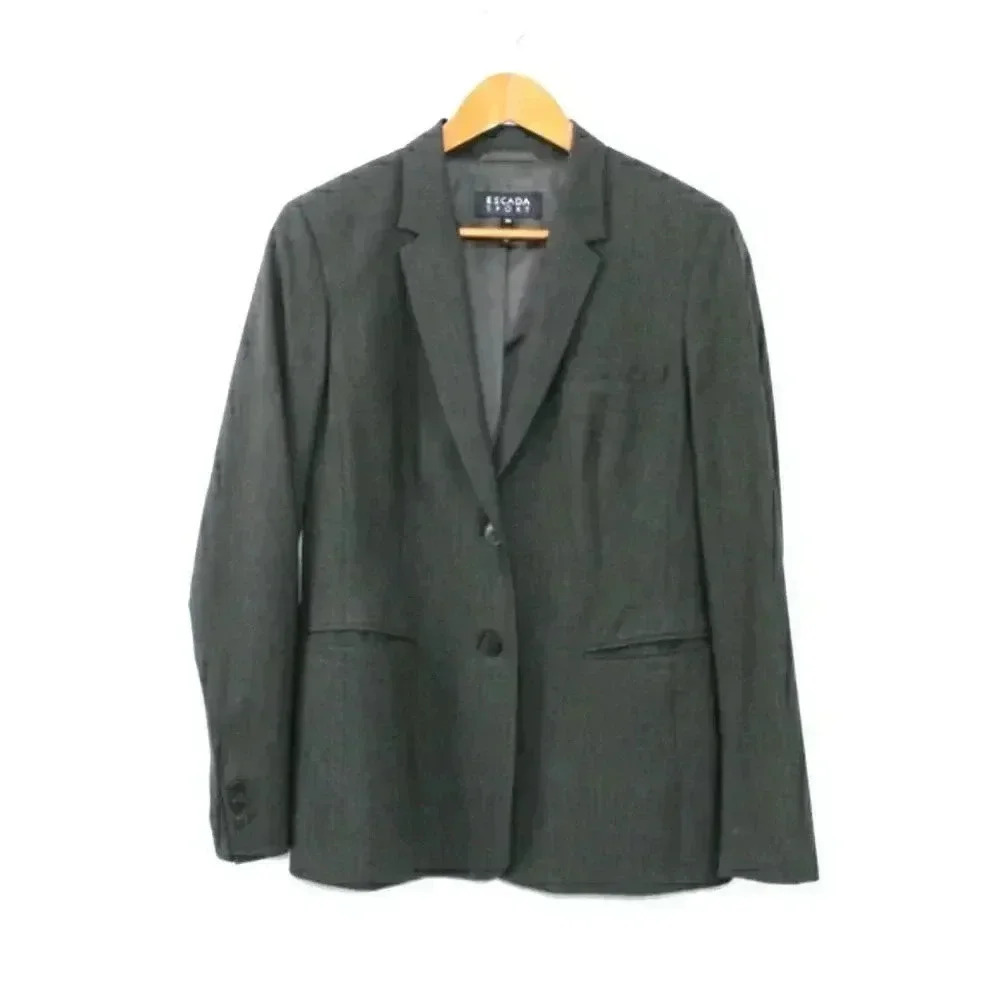 Escada sport grey modern fit luxury blazer